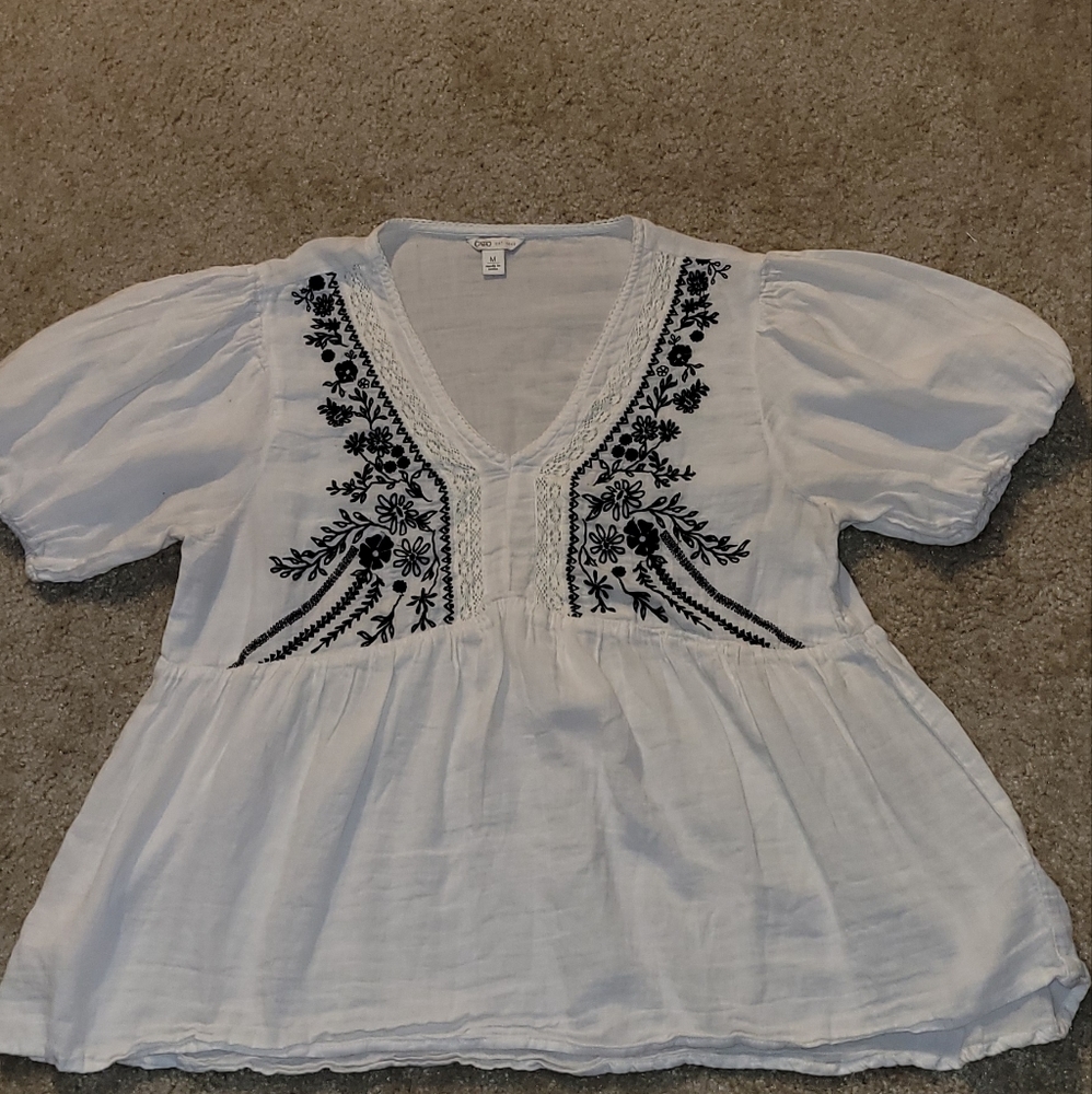Cato, medium, off-white blouse